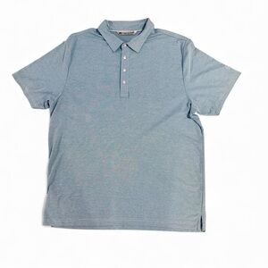 Travis Mathew Men's Sky Blue Golf Polo Shirt-Size XL Revere Country Club